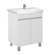 DA1620T Тумба-умывальник Айсберг Норма 50, с раковиной Енисей. COMO 50, белый 470*790*386мм