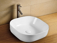 AZ-41288 Раковина Azario, белый глянец, накладная 430*135*430мм