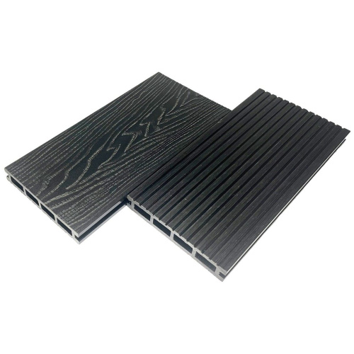 Террасная доска ДПК Classic пустотелая, графит 3000мм