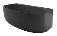 Ванна акриловая CAMBRIDGE черная матовая,1695х880х580 мм
