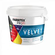 Покрытие декоративное FARBITEX PROFI VELVET с эффектом перламутрового бархата 0,8л