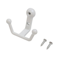 Крючок-вешалка СТАНДАРТ 308 WW матовый белый ЕВРОПАКЕТ