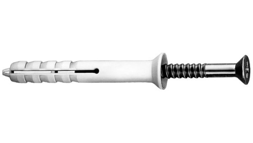 Дюбель-гвоздь 6K80мм потайн.манжета нейлон 100шт/ведро