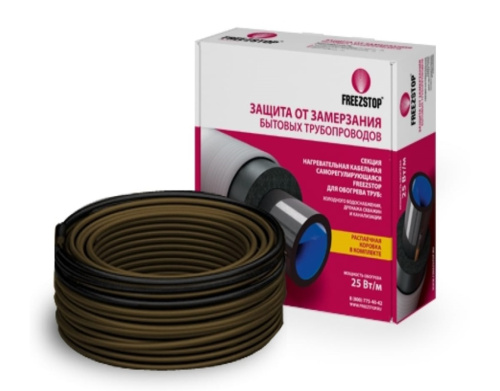 Секция нагревательная кабельная Freezstop-25-6