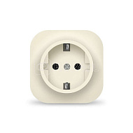 538281  Розетка 1-м ОП 16А IP20 с заземл.слоновая. кость IONICH 1433