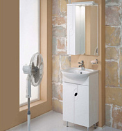 537-1 Тумба-умывальник Акватон, Панда 50 с раковиной Акватоп 50, белый, 460*720*279 мм