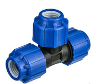 Тройник ПНД ТПК-АКВА 25х25х90"