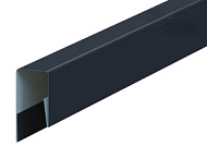 Планка П-образная 13х27х2000 (ПЭ-01-7024-0,45) Графит