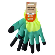 Перчатки нейлон облив двойной латекс 'Praktische Home' G-114