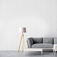 Панель  МДФ Реечная Beats Standart Белый 2700x119x16