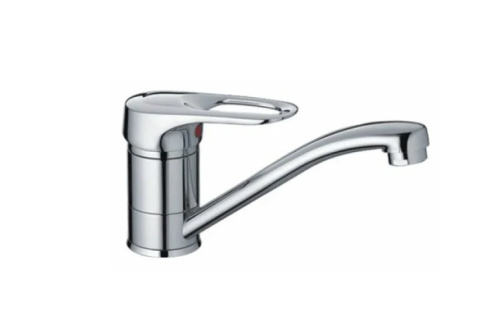 Смеситель для кухни Haiba, хром, длинный излив HB4504-2