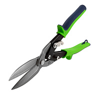 Ножницы по металлу Сибртех, удлиненные, 285 мм, пряморежущие, 2-комп.обрезиненные рукоятки