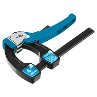 20717 Струбцина Gross реечная быстрозажимная, 4,мет. корпус,рычажный храповой механизм,100 мм