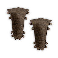 293 Угол внутренний Лексида 55мм Орех темный (2шт/блистер)