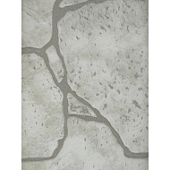 Панель МДФ Акватон Камень, 1220*2440мм, белый