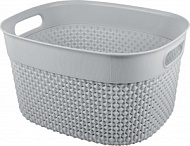 Корзина OSLO  6 л (26,6 х 22,1 х15,1см), серый шторм