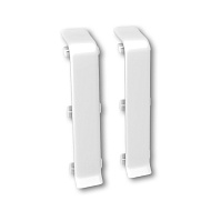 001 Соединитель Лексида 80мм Белый (2шт/блистер)