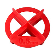 Крестики для кафеля DECOR двусторонние 0,5/2мм, 70шт