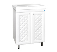 Тумба под умывальник Канна 60 умывальник Quadro 60 Габариты: 820*560*440 мм.