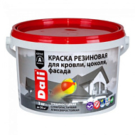 Краска фасадная DALI резиновая, база С, 3,0кг