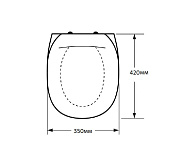 103-311-07 Сиденье для унитаза Океан, с рисунком, мягкое, МИКС