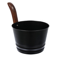 Бадья из стали "Банные штучки" 4 л черная