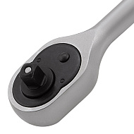 Набор торцевых головок Stels 1/2", головки 10 - 22 мм, с трещоточным ключом, CrV,11 предметов
