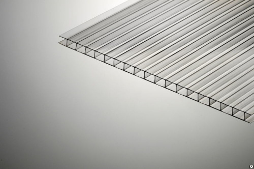 Поликарбонат 10мм 2100*6000 прозрачный УФ-защита, 1,0 кг/м2 SotaIux