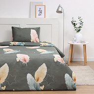 Комплект постельного белья "Экономь и Я" 1,5сп "Перо" 60г/м2, микрофибра