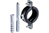 Хомут сантехнический (комплект) 3/4" М8 80 (25-30мм)