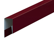 Планка П-образная 13х27х2000 (ПЭ-01-3005-0,45) Красное вино