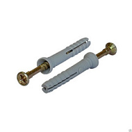 Дюбель-гвоздь 6х40мм потайн. манжета (полипропилен) 300шт/пакет