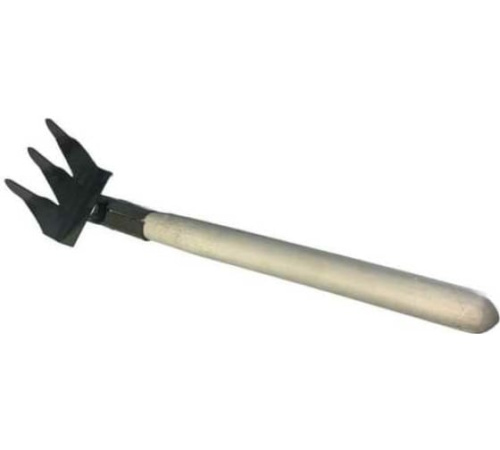Грабли витые 3-х зубые с черенком