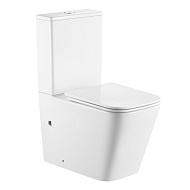 CO-3006 Унитаз-компакт Triton-Pro Corso, выпуск горинзонтальный, 2 режим, сиденье дюропласт