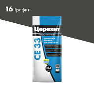 Затирка для швов СЕ 33 графит Церезит 2кг