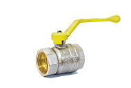 Кран шаровой газ DN20 Ру40 ВР/ВР рычаг латунь 3/4