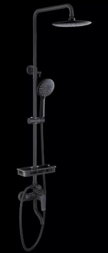 D10A20 Душевая система, чёрный D-lin