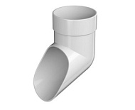 Слив трубы Технониколь Оптима ПВХ белый /50/