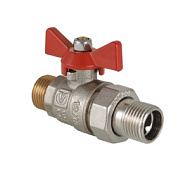 226VT. Кран шаровой НР/НР с полусгоном бабочка VALTEC 1/2"