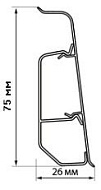 Плинтус Bonkeel Style BS7000 2200х70х26мм