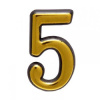 Номер дверной Trodos №5 самоклеящийся