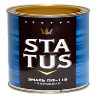 Эмаль ПФ-115 Status, 1,8 кг, красная глянцевая