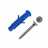 Дюбель универс.8х40мм с шурупом универс. 5х60мм 50шт/пакет