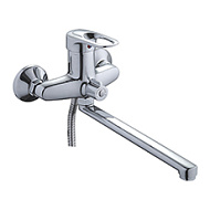 Смеситель универсальный Ledeme, с аксессуарами, длинный излив  L2228-B