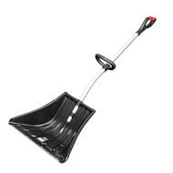 Лопата Снегоуборочная Пластмасовая 'Praktische' с эргономичным металлическим черенком 595х500 мм