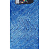 00289 Набор ковриков для ванной Banyolin Classic Uni полоски, синий, 550*900, 450*550мм