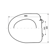 СУ.77.05.00 Сиденье к унитазу Уклад, к унитазам Милана, Виктория, Ладога
