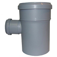 Тройник PP серый Дн110х50 87,5° (40) Valfex  24110050