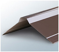 Конек плоский 150*150*2000 мм RAL 8017 Шоколад