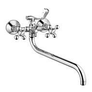 HB2719 Смеситель для ванны Haiba с длинным изливом для ванны, хром